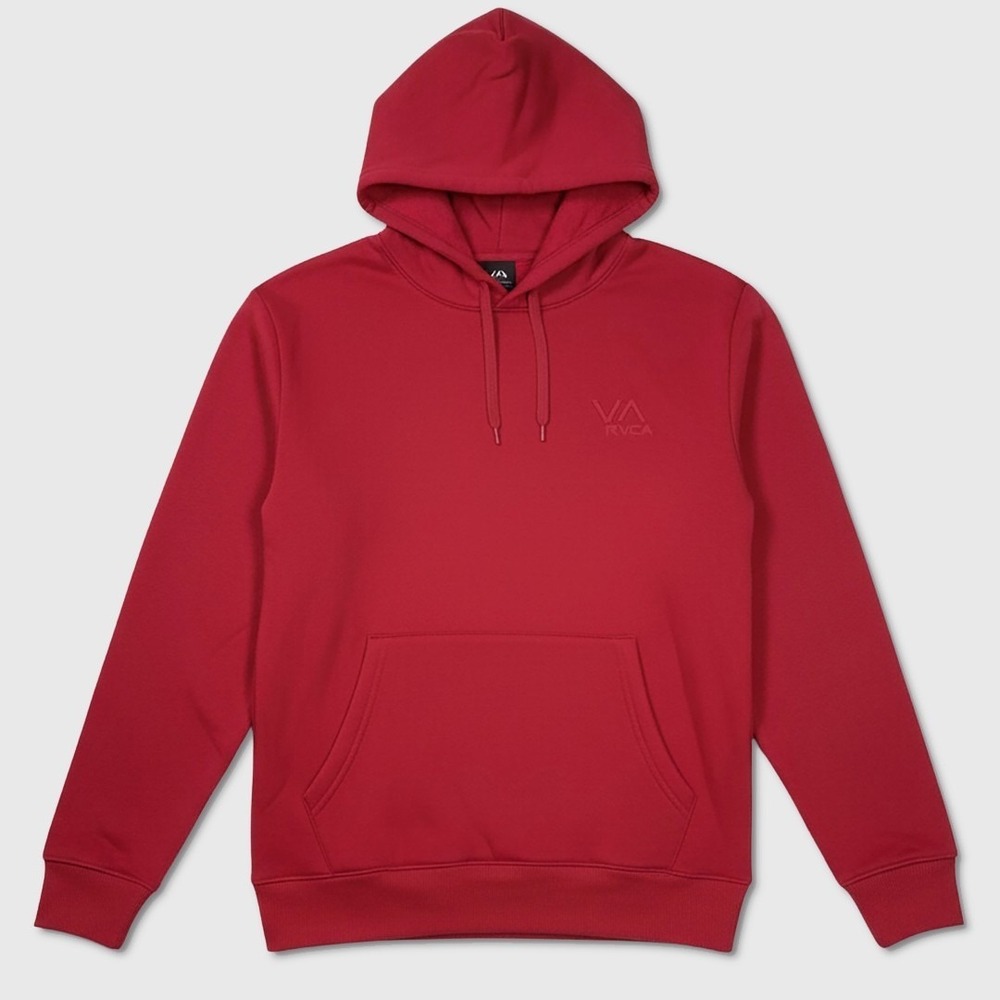 RVCA Wilson Pullover Hoodie - NWT Mens‎ Size Medium Scarlet Red - #48577-D9